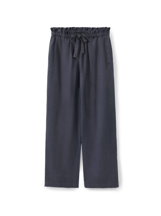Tencel trousers with an elastic waistband