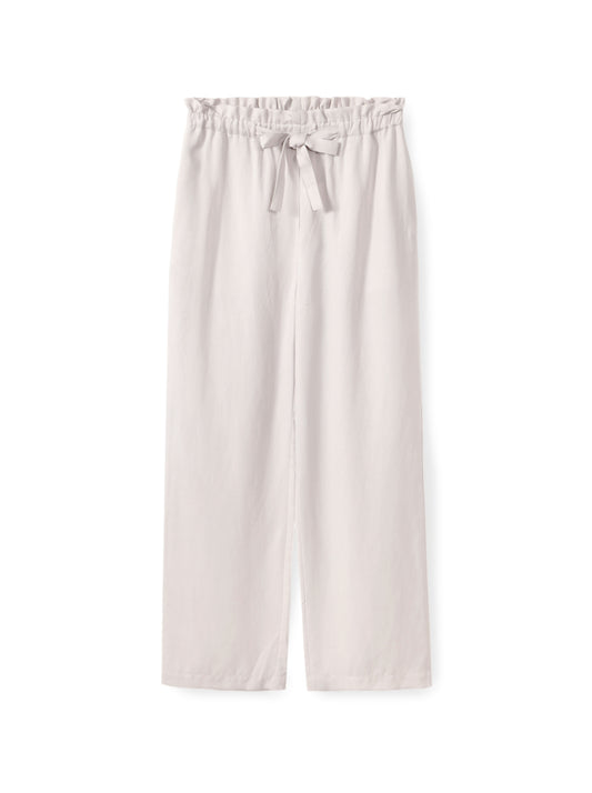 Tencel trousers with an elastic waistband