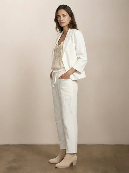 מכנס בארל עם חגורת שרוך