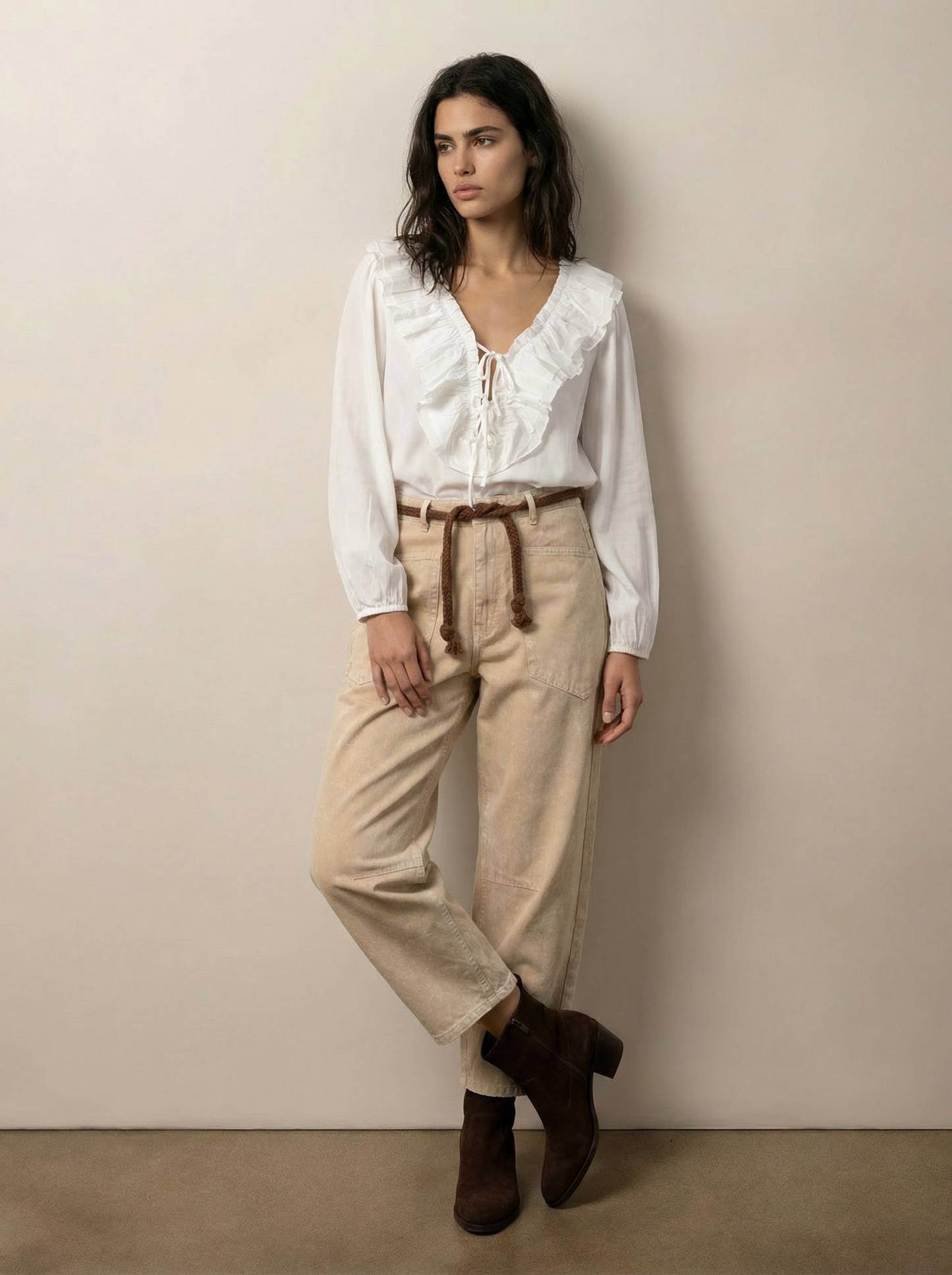 מכנסיים שרוך גזרת ברל