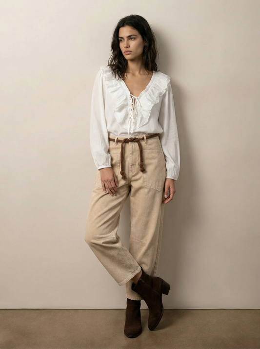 מכנסיים שרוך גזרת ברל