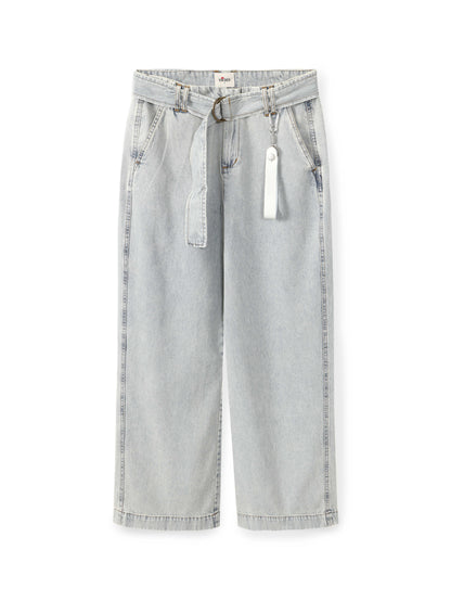 מכנסי ג'ינס רגל רחבה