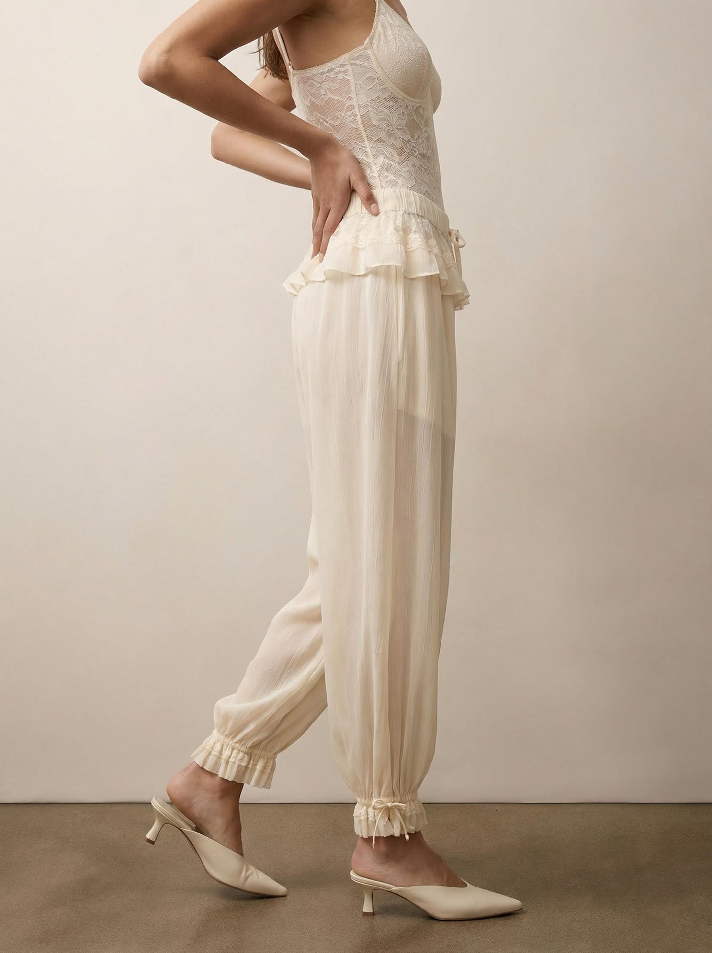 מכנס ג'ורגט אלדין