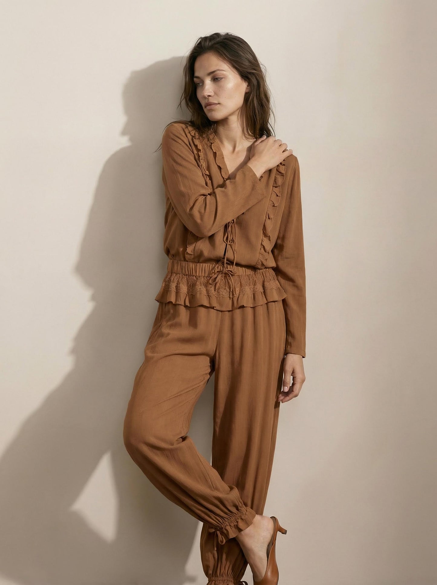 מכנס ג'ורגט אלדין