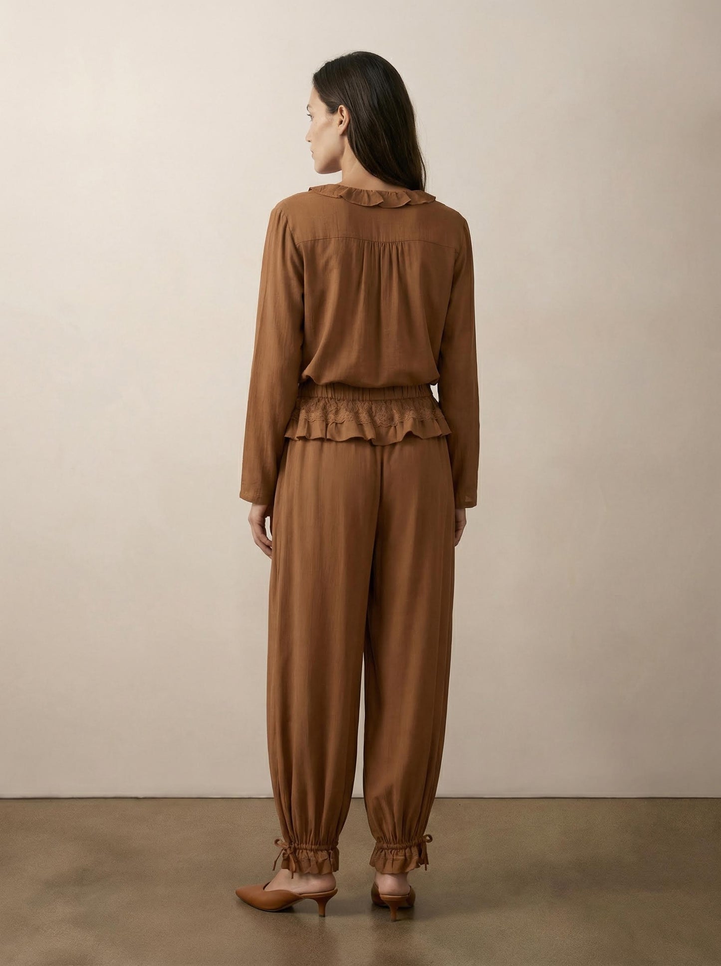 מכנס ג'ורגט אלדין