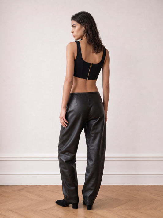 Barel leather trousers