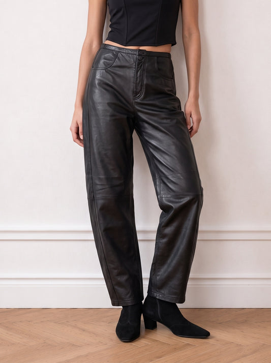 Barel leather trousers