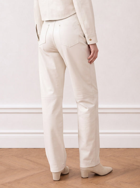 Barel leather trousers