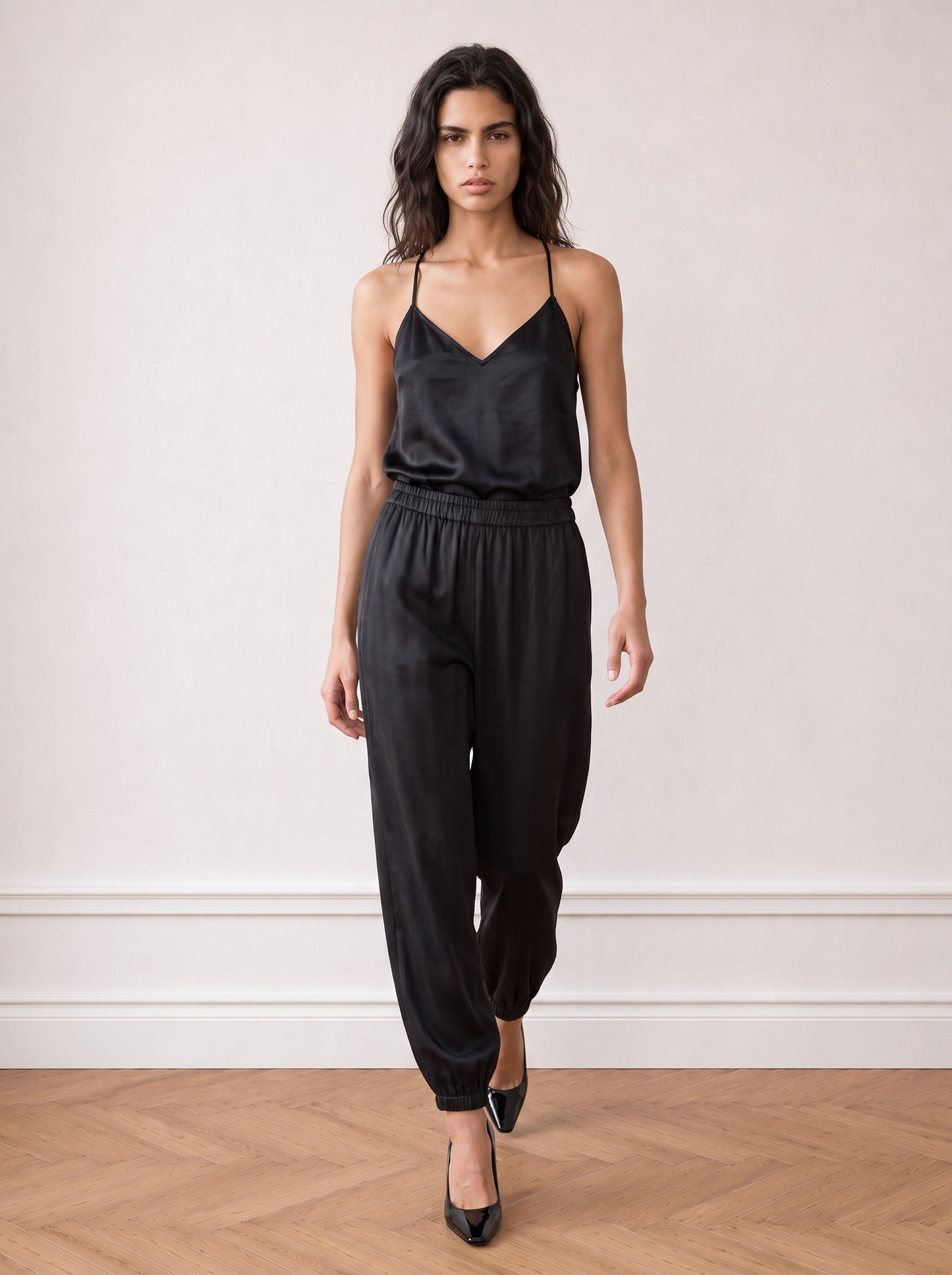 Cupro Balloon Trousers