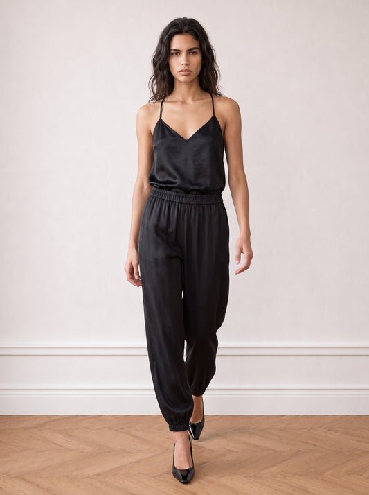 Cupro Balloon Trousers