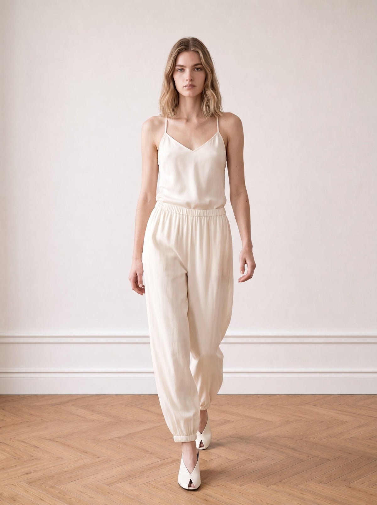 Cupro Balloon Trousers