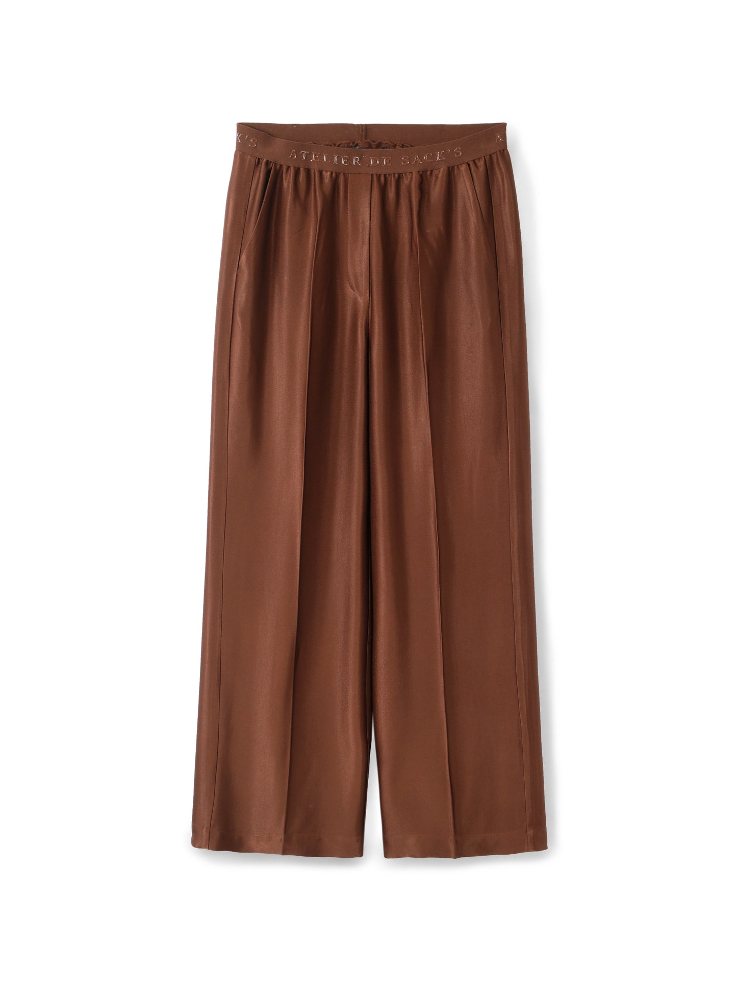 Satin-viscose Trousers