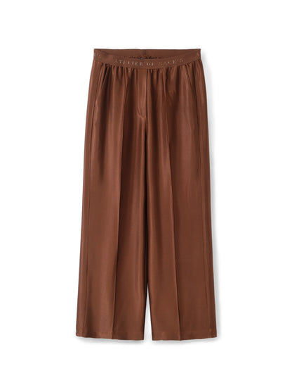 Satin-viscose Trousers