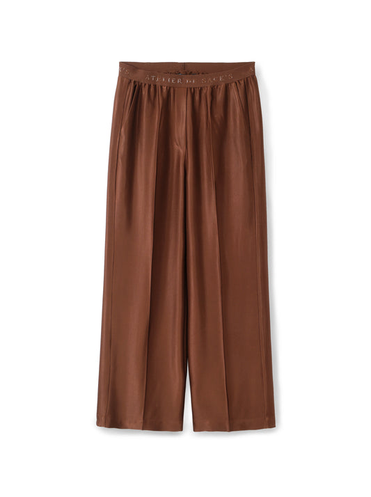 Satin-viscose Trousers