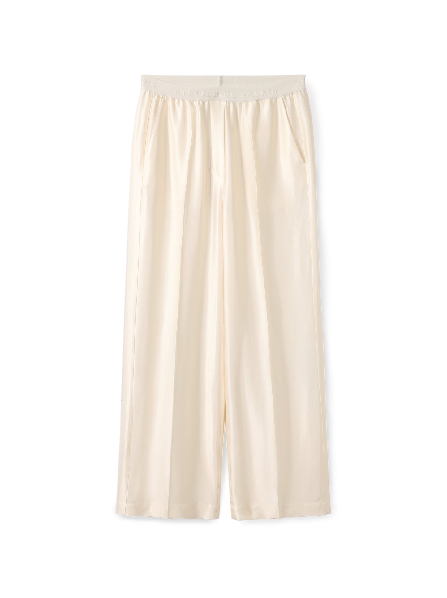 Satin-viscose Trousers