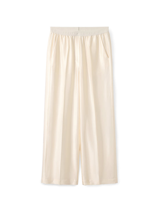 Satin-viscose Trousers