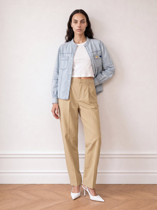 Nylon chino pants