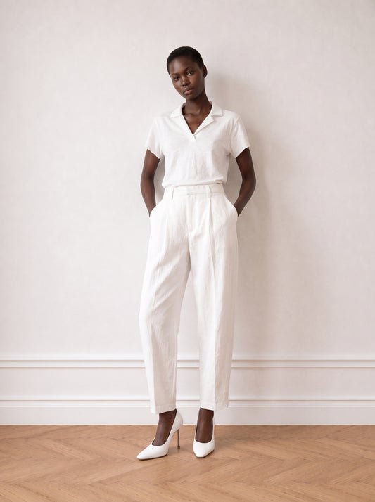 Nylon chino pants