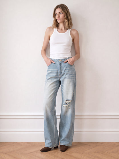 Wide-leg Jeans