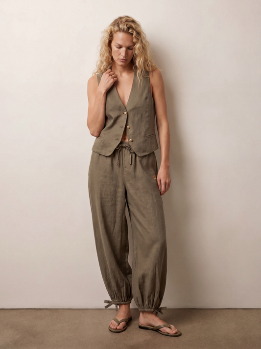 Aladdin linen pants