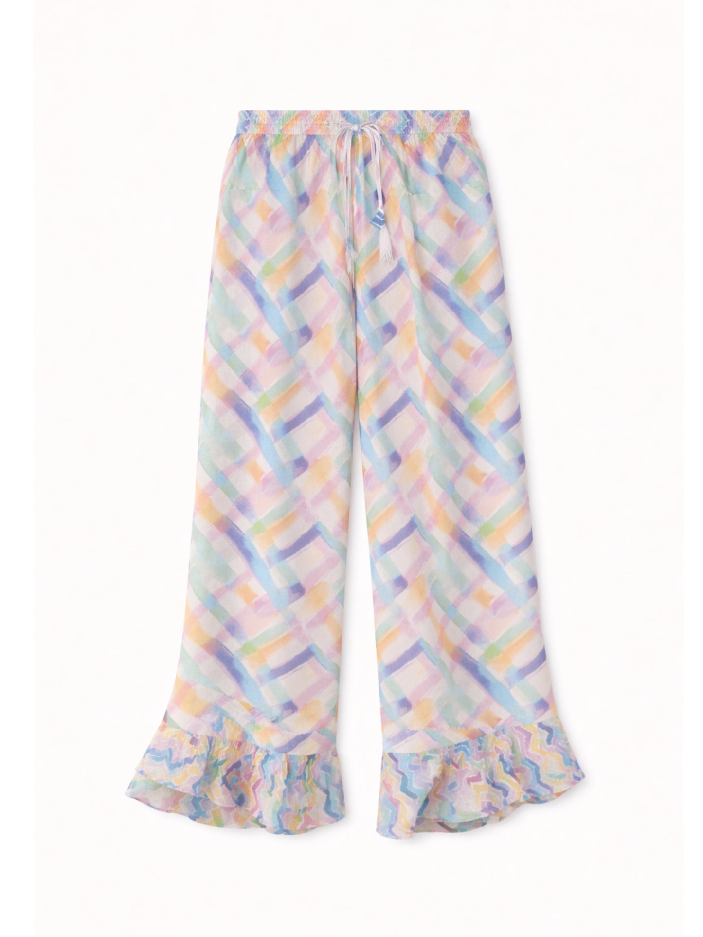 Rosie Ruffled Wide Leg Pants