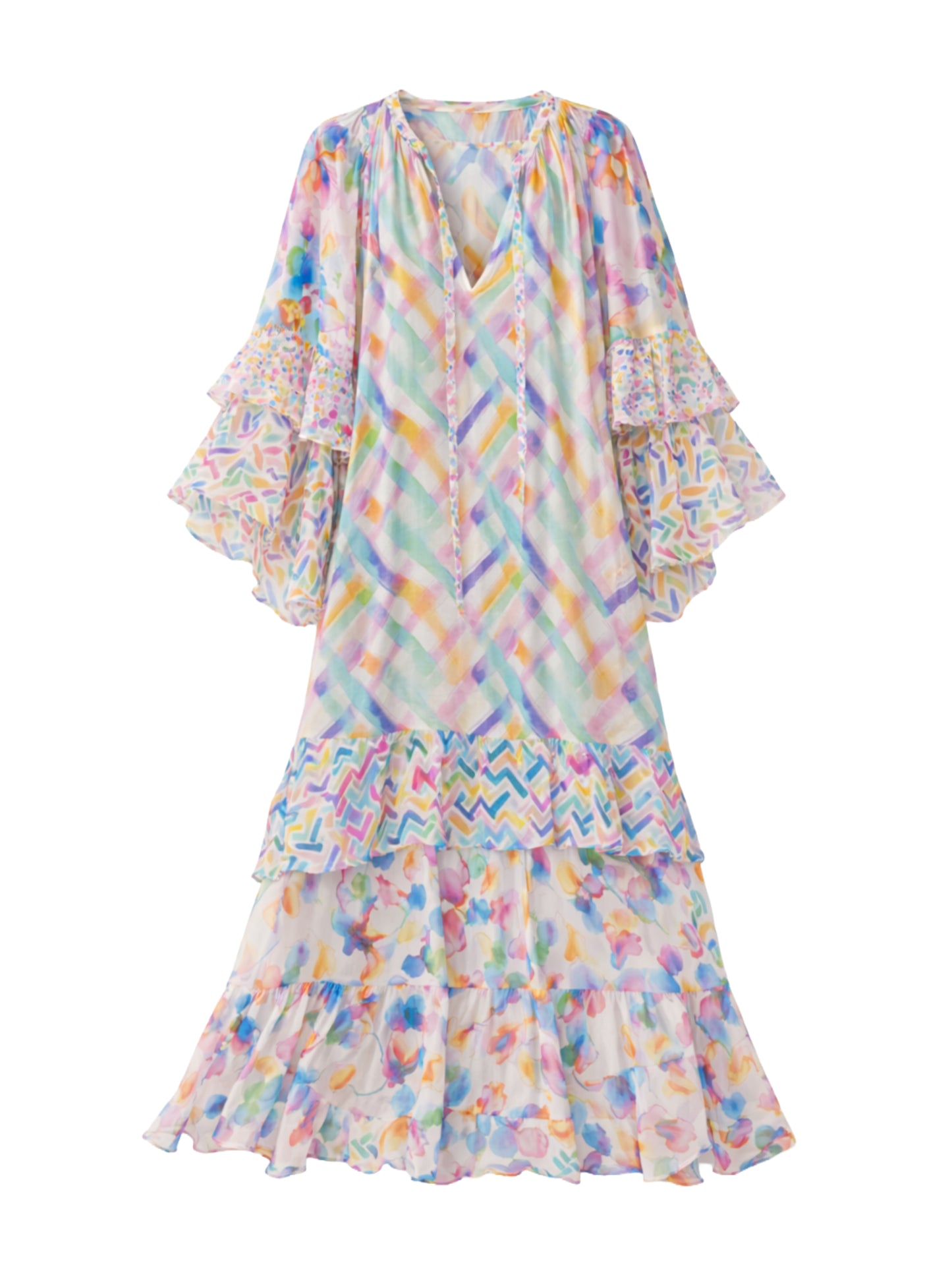 Calla Tiered Ruffled Dress
