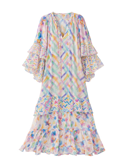 Calla Tiered Ruffled Dress
