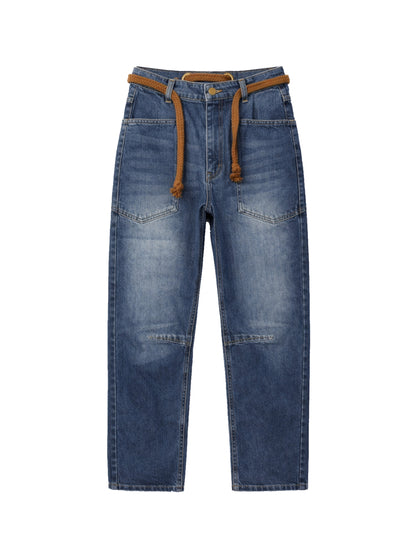 ג'ינס עם חגורה