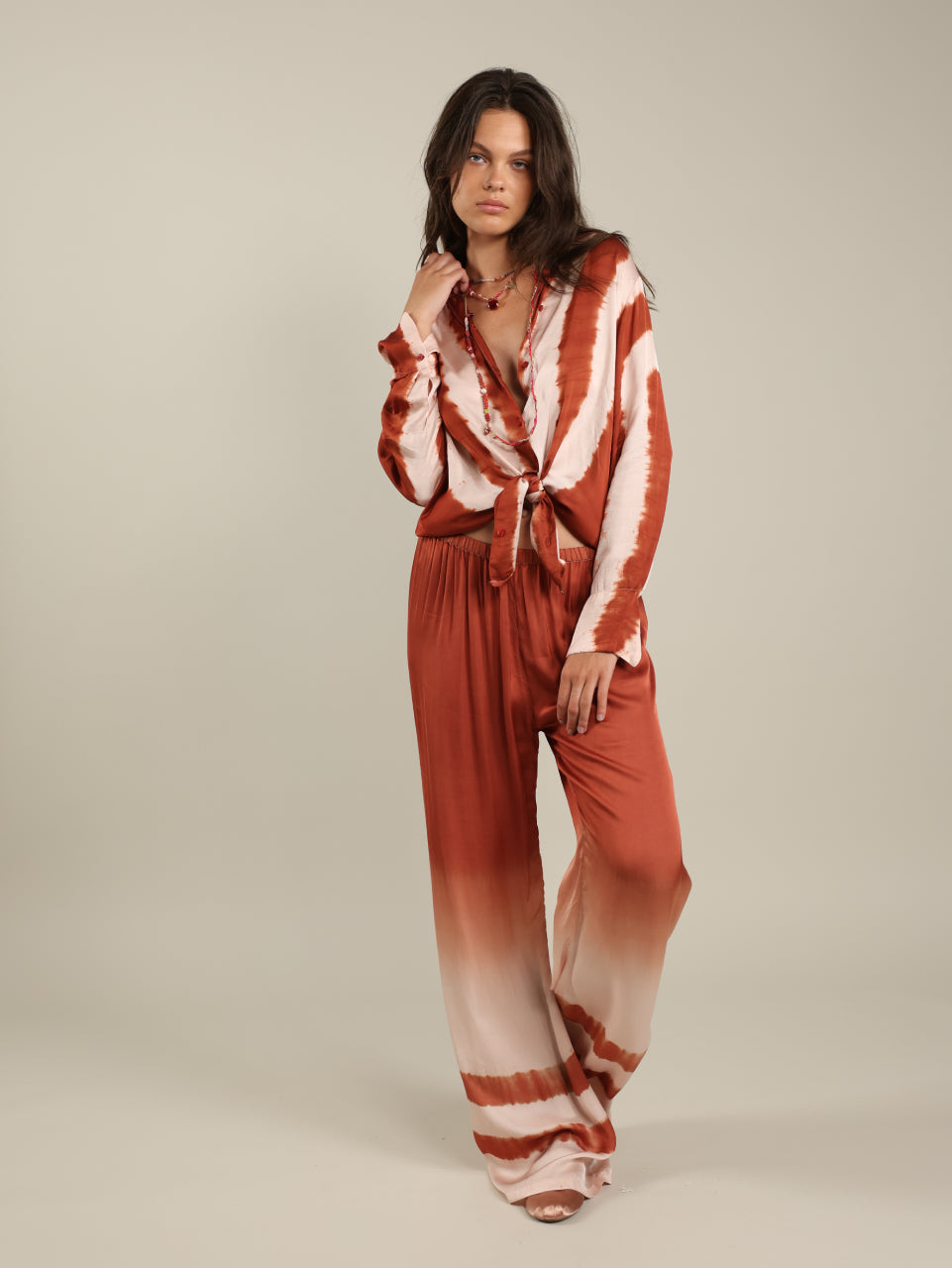 Tie Dye Wide Leg Pant
