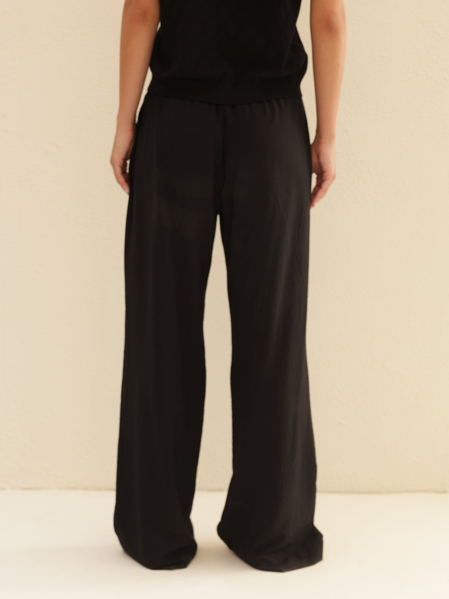 Viscose Pants Wide Leg