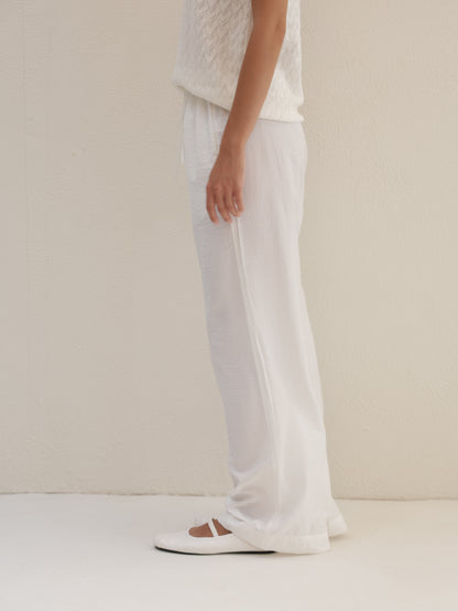 Viscose Pants Wide Leg\