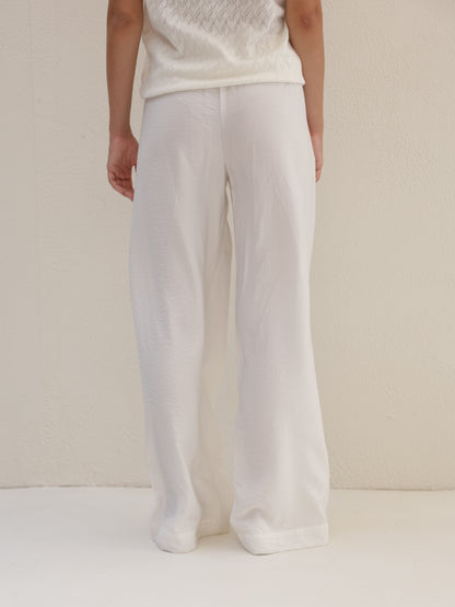 Viscose Pants Wide Leg\