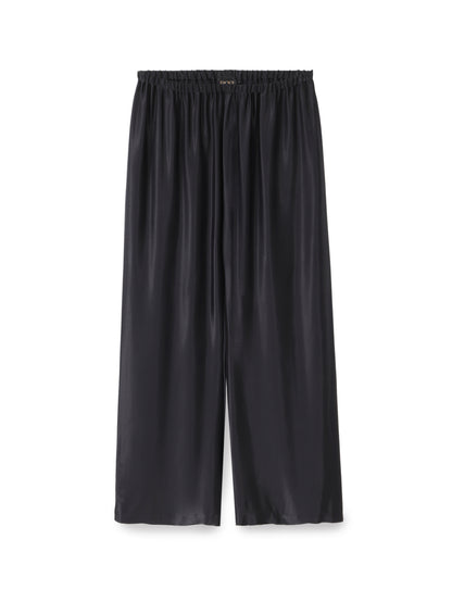 Wide-Leg Elastic Waist Pants