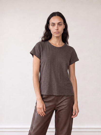 Nikki Slub Cotton T-Shirt