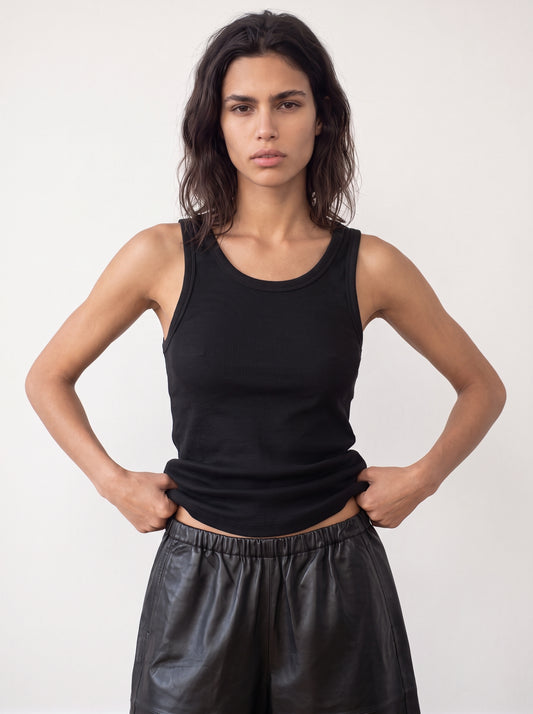 Ribbed tank top