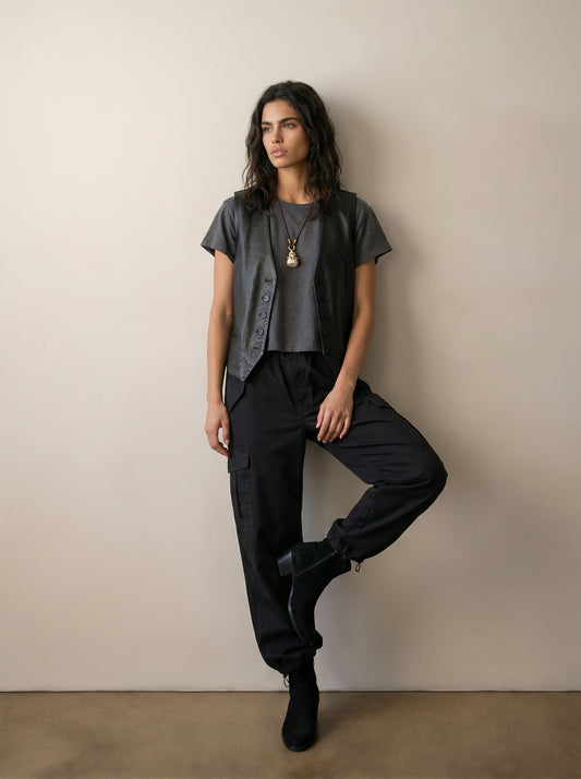 מכנסי קרגו מותן גומי