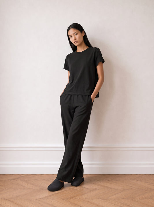 Nikki Jersey Short-Sleeve Top