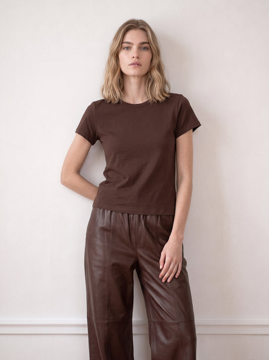 Nikki Jersey Short-Sleeve Top