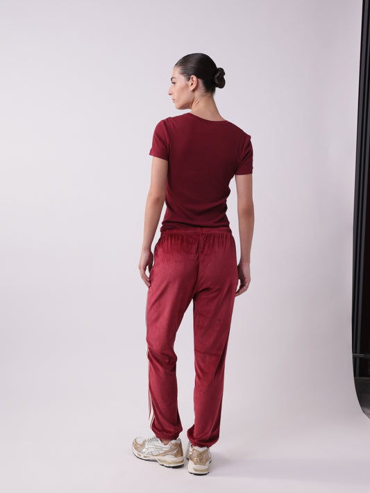 Velvet Track Pants