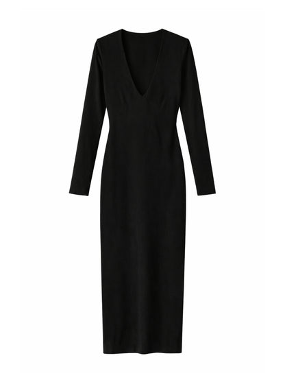 שמלה ארוכה מודפסת