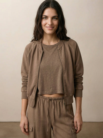 Zipper combination top