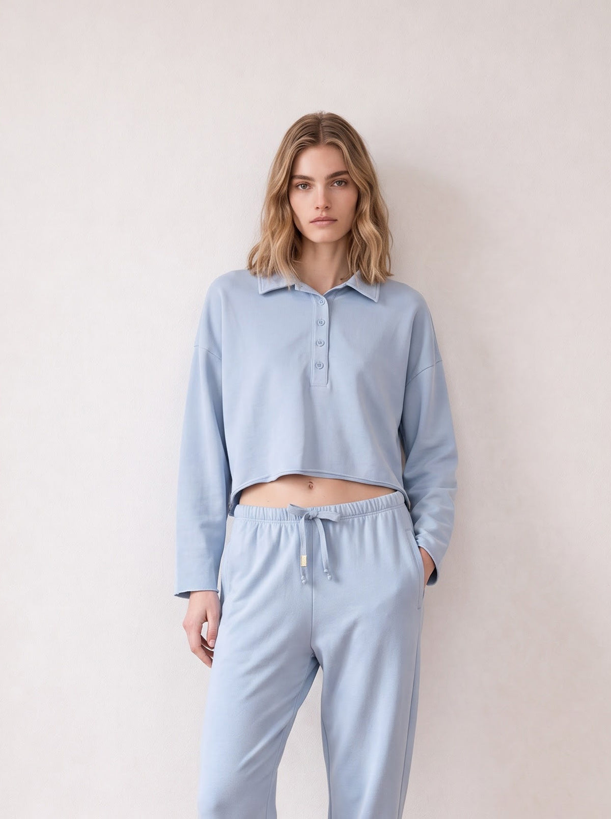 French Terry Polo Shirt