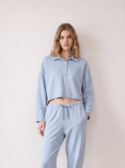 French Terry Polo Shirt