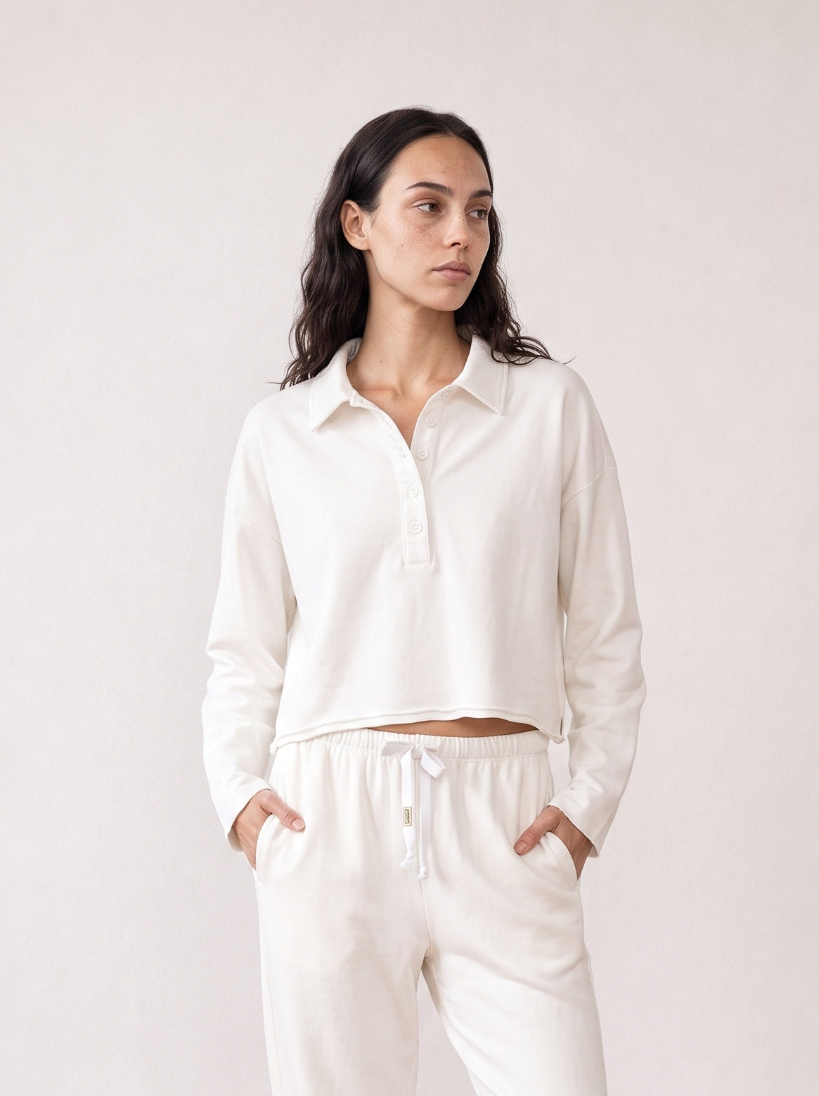 French Terry Polo Shirt