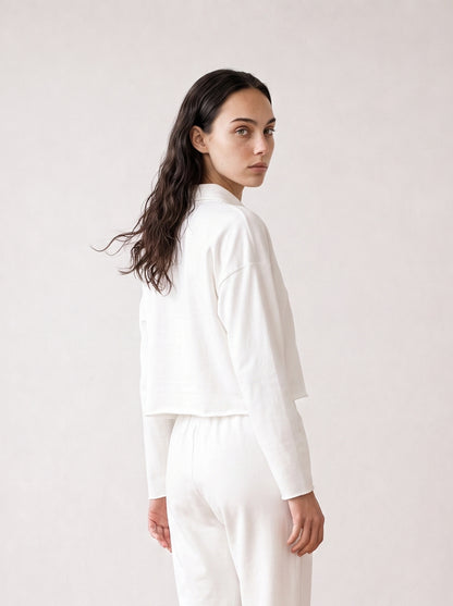 French Terry Polo Shirt