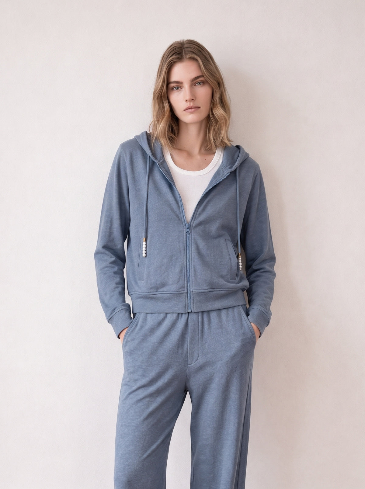 Slub hoodie
