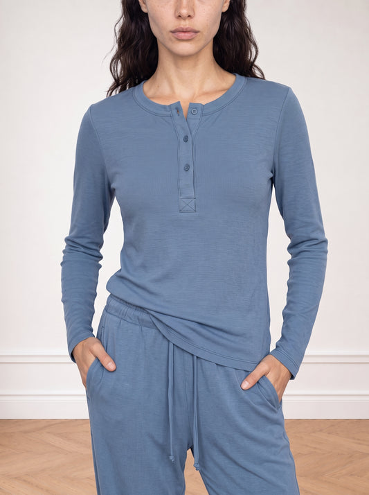 Slub Button-down Shirt