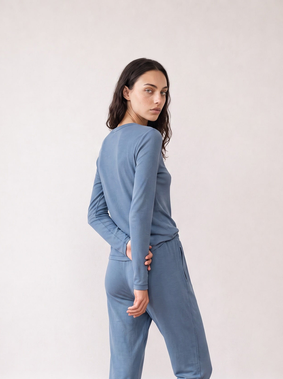 Slub Button-down Shirt