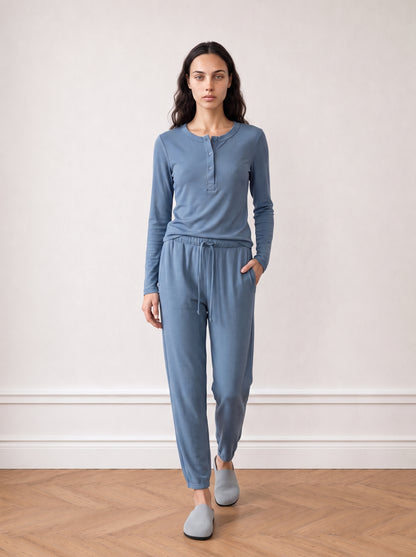 Slub Button-down Shirt