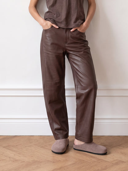 Barel leather trousers